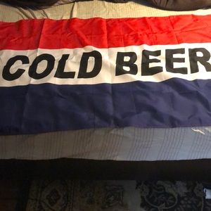 Cold beer flag